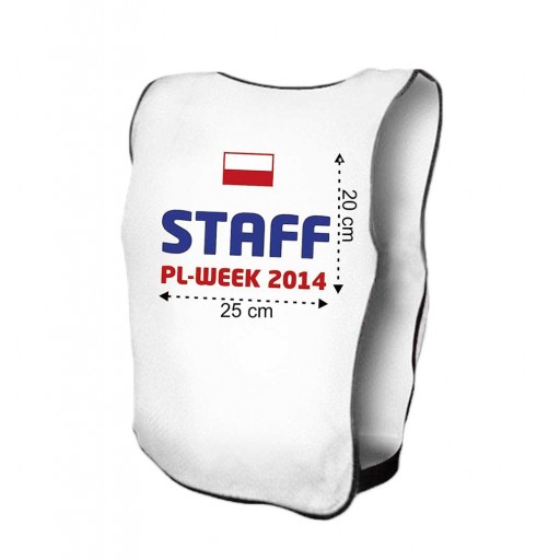 Plastrony wolontariusz bezpieczeństwo obozy...