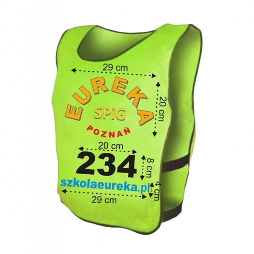Plastron Sportowy Reklamowy Kamizelka...
