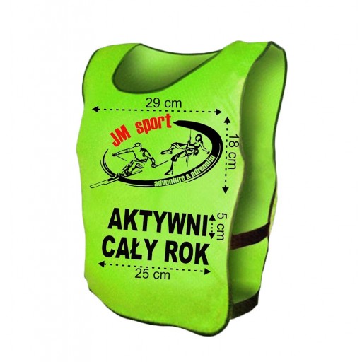 Plastron Sportowy Reklamowy Kamizelka...