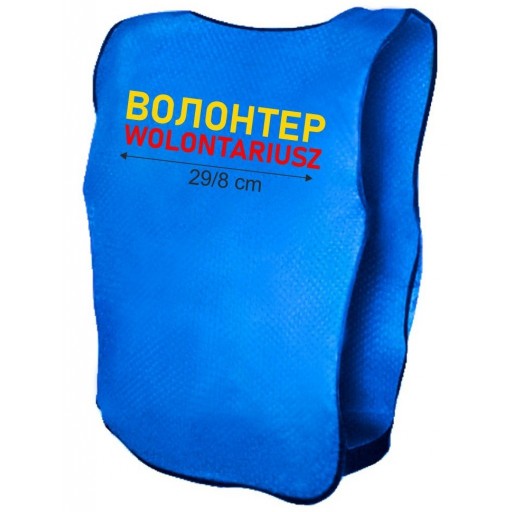 Plastrony wolontariusz bezpieczeństwo obozy...