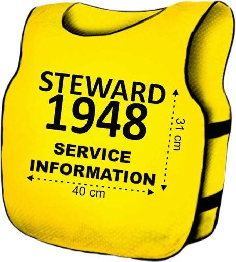 Vest Steward Information Service Volunteer Photo Media Tv Stadium Service.