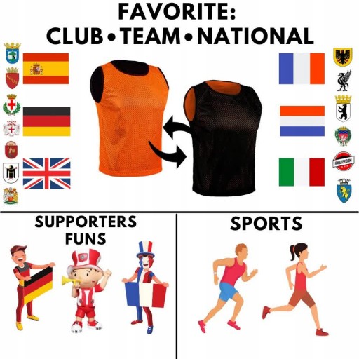 Sports Double-sided for Matches Competition...