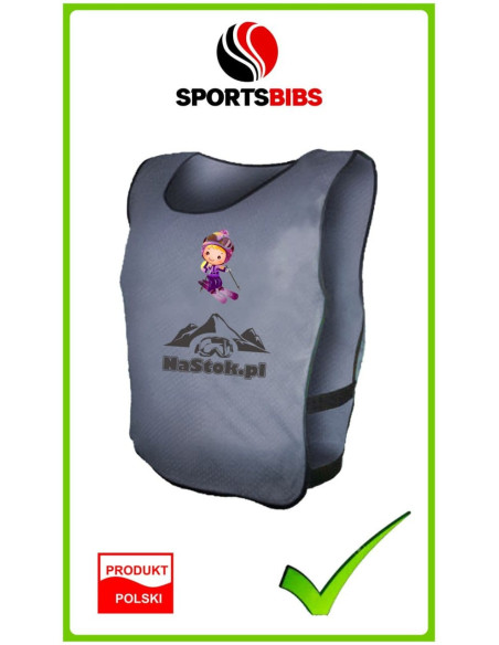 Plastron Sportowy Reklamowy Kamizelka Instruktor Wolontariusz