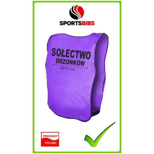 Plastron Sportowy Reklamowy Kamizelka...