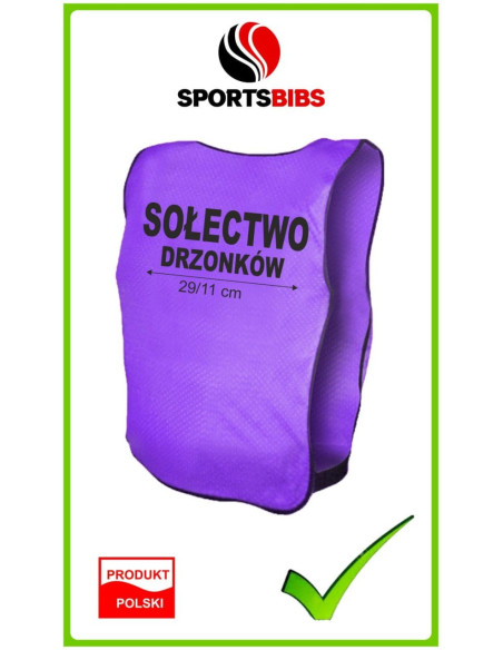 Plastron Sportowy Reklamowy Kamizelka Instruktor Wolontariusz