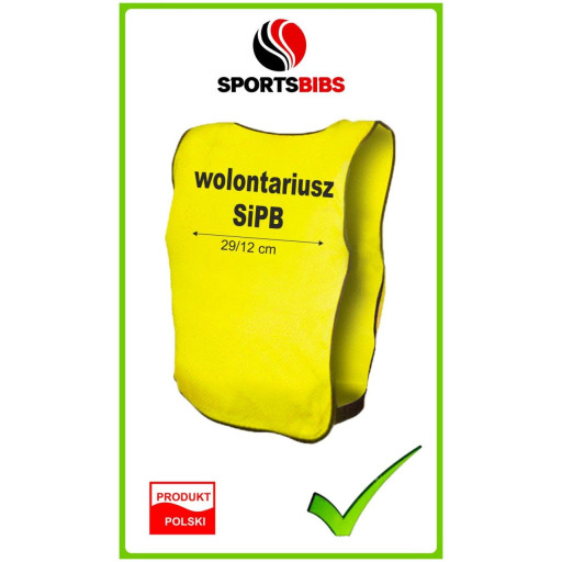 Plastrony wolontariusz bezpieczeństwo obozy...