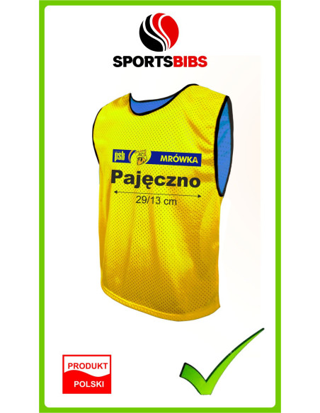 Sportowa Dwustronna na Mecze Zawody Reversible Bieganie Treningi Klub Drużyna Firma Uczelnia Szkoła