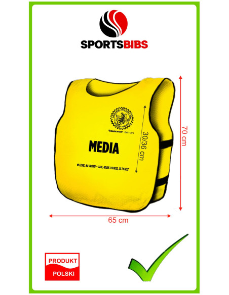 Kamizelka Steward Służba Informacyjna Wolontariusz Foto Media Tv Obsługa Stadionowa Kamizelki