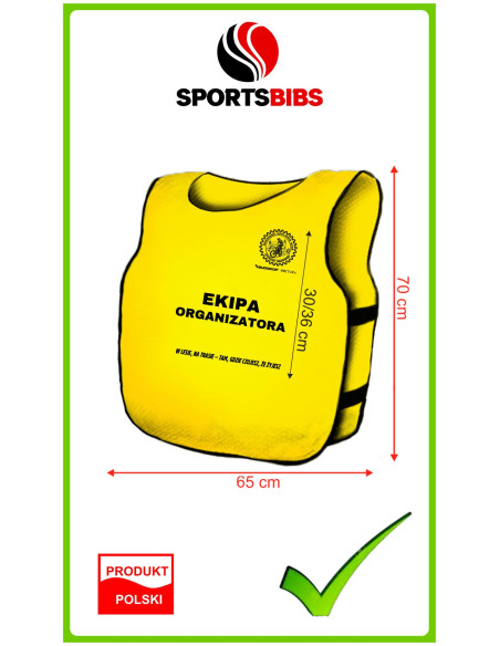 Kamizelka Steward Służba Informacyjna Wolontariusz Foto Media Tv Obsługa Stadionowa Kamizelki
