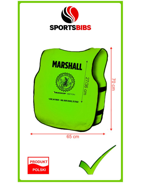 Kamizelka Steward Służba Informacyjna Wolontariusz Foto Media Tv Obsługa Stadionowa Kamizelki