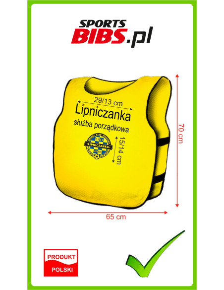 Kamizelka Steward Służba Informacyjna Wolontariusz Foto Media Tv Obsługa Stadionowa Kamizelki