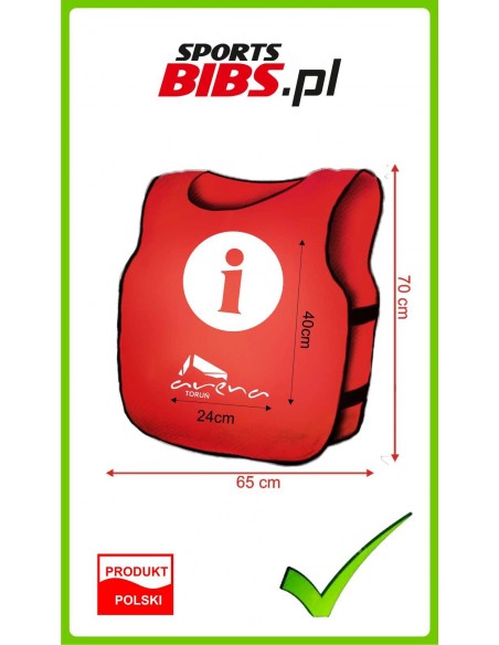 Kamizelka Steward Służba Informacyjna Wolontariusz Foto Media Tv Obsługa Stadionowa Kamizelki