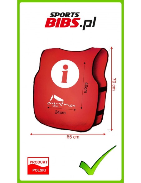 Kamizelka Steward Służba Informacyjna Wolontariusz Foto Media Tv Obsługa Stadionowa Kamizelki