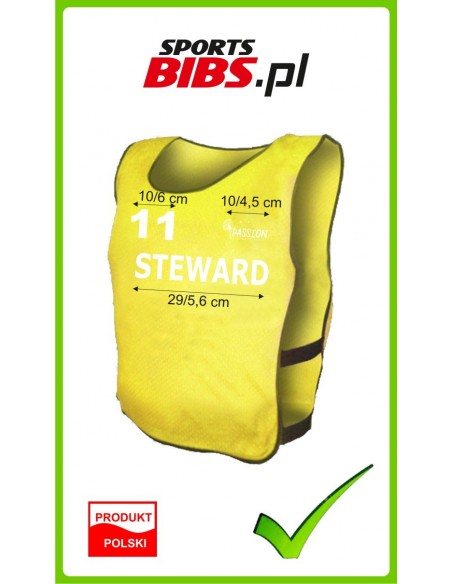 Kamizelka Steward Służba Informacyjna Wolontariusz Foto Media Tv Obsługa Stadionowa Kamizelki