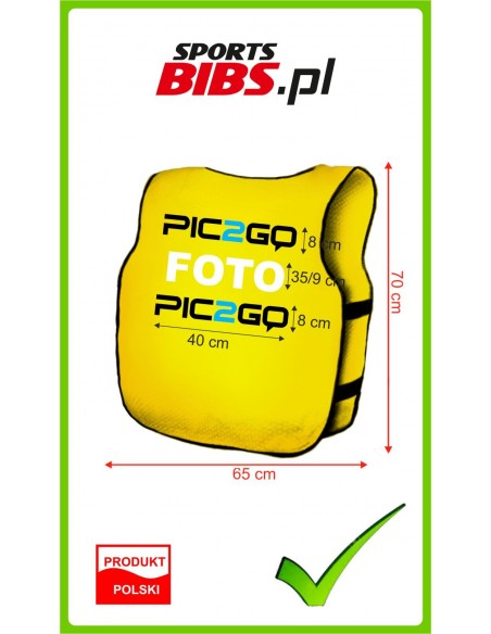 Kamizelka Steward Służba Informacyjna Wolontariusz Foto Media Tv Obsługa Stadionowa Kamizelki